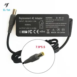 20V 3.25A Laptop Charger for Lenovo Thinkpad T410 2522 2537 T420 4180 4236 65w ac power adapter