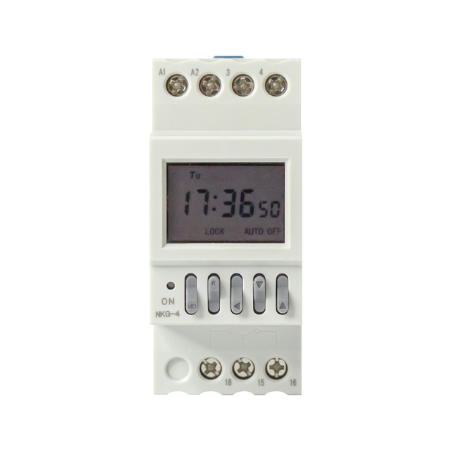 Din Rail Timer Intelligent Microcomputer Auto Bell Ring Timer Controller Time Switch School Bell Auto Control With 40 Groups