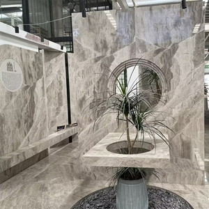 TMZ <b>Stone's</b> High Quality Diana Gray Marble Modern <b>Hot</b> Selling Polished <b>Stone</b> for Living Room ODM/OEM Graphic Design Solution - Product Image 5