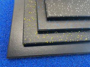 शोर अवशोषण एम्प फिटनेस क्रॉसफिट रबर मैट जिम रबर फर्श चटाई टाइल्स - Product Image 3