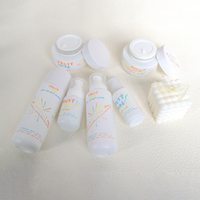 Ensemble d'emballages cosmétiques haut de gamme en verre pour produits de soin du visage (tonique et sérum) – Kit d'emballage cosmétique, flacons de tonique et de lotion