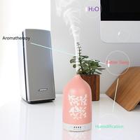 Diffuseur d'arômes électrique en céramique Hidly, diffuseur d'arômes en céramique en forme de fleur, diffuseur d'huiles essentielles en céramique de pierre