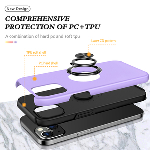 아이폰 13 13 프로 맥스 범퍼 하이브리드 충격 방지 케이스 스탠드형 백커버 - Product Image 4