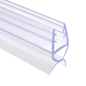 GUIDA-pantalla curva de <span class=keywords><strong>ducha</strong></span> de baño, sello de plástico de <span class=keywords><strong>goma</strong></span> para carcasa de puerta de vidrio, tira de sellado tipo H A U F, 513005, fábrica de China - Product Image 1
