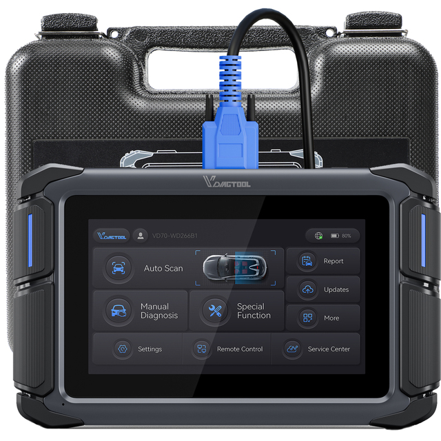 Professional Automotive Diagnostic Scanner VDIAGTOOL VD70 7inch Touch Screen 2 Years Universal Fitment Car Maintenance Tool