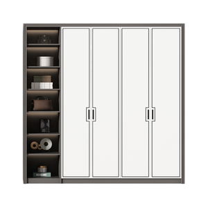 Modern Walk in <strong>Closet</strong> Wardrobe Para Habitacion Custom Systems Design Wood Bedroom Cupboards - Product Image 6