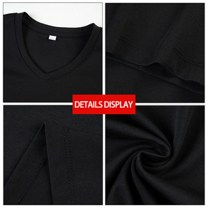 <span class=keywords><strong>T</strong></span>-<span class=keywords><strong>shirt</strong></span> <span class=keywords><strong>col</strong></span> <span class=keywords><strong>V</strong></span> tricoté 220 GSM de haute qualité pour <span class=keywords><strong>homme</strong></span>, personnalisable avec logo ODM, vente en gros, antibactérien, absorbant la transpiration, respirant, é<span class=keywords><strong>t</strong></span>é - Product Image 6
