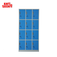 Casier à vêtements en acier pour 12 personnes, casier de rangement pour salle de sport en acier avec serrure à clé, casier métallique pour 12 personnes