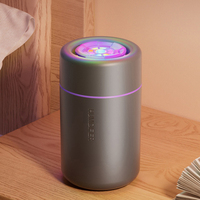 Humidificateur de Voiture Diffuseur d'Huiles Essentielles à Lumière Colorée Multi-Modes, Désodorisant Ultrasonique