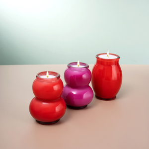 Recipiente de Cera de Soja Resistente ao Calor, Frasco de Vidro Redondo de Luxo Vazio para Fabricação de Velas por Atacado - Product Image 1