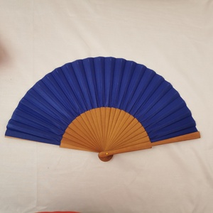 23cm en bois pliant à la main <span class=keywords><strong>Fan</strong></span> <span class=keywords><strong>Club</strong></span> Dance Party en stock Bling Iron Wood Fabric pour la promotion de bijoux - Product Image 5