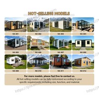 Casa Prefabricada Plegable Moderna para Exteriores, Diseño Personalizado, Casas Pequeñas sobre Ruedas, 2 Dormitorios