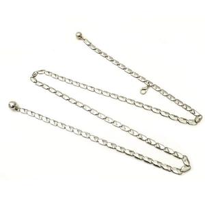 Chaîne de taille en métal tendance, design géométrique, alliage de zinc, unisexe, usage quotidien, style hip-hop, chaîne de corps - Product Image 5