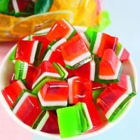 Fabricants de confiseries chinois, vente en gros, OEM, bonbons gélifiés personnalisés en forme de dessin animé, saveur de fruits 4D