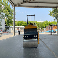 Prix d'usine Rouleau compresseur vibrant haute performance de 1 tonne de haute qualité Rouleau à double tambour sur compacteur Rouleau d'asphalte