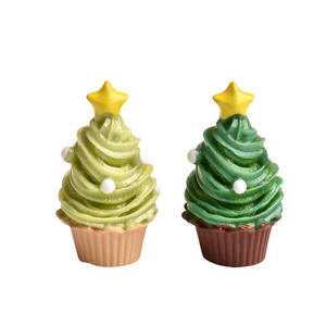 Ornamenti fai da te in miniatura dipinti a mano albero di natale in resina 100 pezzo - Product Image 4