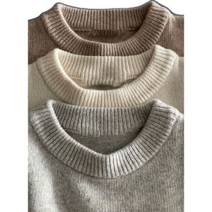 Pull pour homme à manches longues, coupe ajustée, élégant, chaud, respirant, en laine mélangée, confortable, style classique, anti-rétrécissement, meilleure offre - Product Image 4