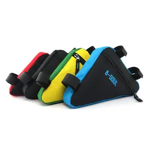 RTS Wholesale Travel Smartphone Case Waterproof Bike Triangle bag Bicycle Frame Front Head Top Tube Bag toolkit