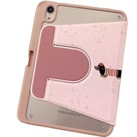 Étui magnétique à rotation coulissante en cuir blanc Y-fold léger et élégant pour iPad Air 4/5 iPad Pro 2024