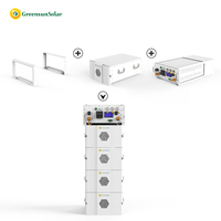 Batterie lithium-ion empilable HV 41~153 kWh pour station d'alimentation hors réseau, BMS intelligent, garantie 10 ans, cycle de vie > 6000