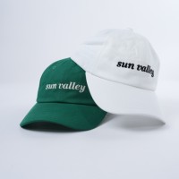 Chapeau de papa mode non structuré en coton avec logo brodé sur mesure et étiquette tissée