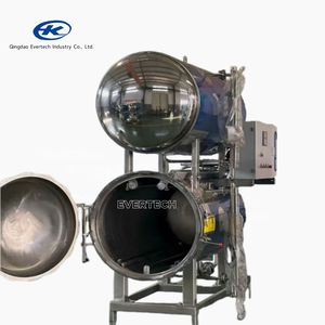 Autoclave Industrial Automático de Inmersión en Agua para Esterilizar Envases de Salsas Saborizadas en la Industria Alimentaria - Product Image 3