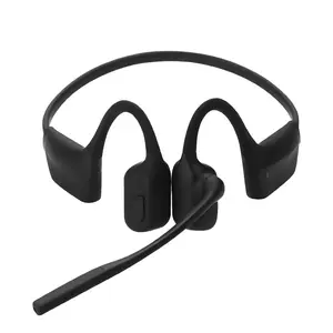 Alta Qualidade Telefone Open Ear Bluetooth Sem Fio Noise Cancelamento Headset Bone Condução Headphones Com Boom Mic