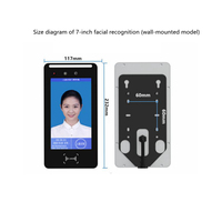 Système de contrôle d'accès par reconnaissance faciale 3D IP avec écran tactile Android 11 de 8 pouces, OEM ODM, reconnaissance faciale biométrique, NFC, code QR, 4G