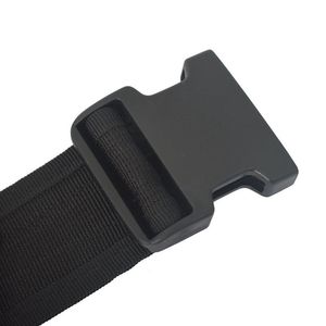 Ceinture tactique d'extérieur pour homme en nylon élastique 2019, toile et cuir avec boucle, logo imprimé, en stock pour la vente en gros, style décontracté - Product Image 3