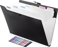 Carpeta Archivadora Expandible A4 de PP Reciclable con Logotipo Personalizado y Colores a Medida para Clasificar Documentos y Papeles, Organizador de 8 Bolsillos