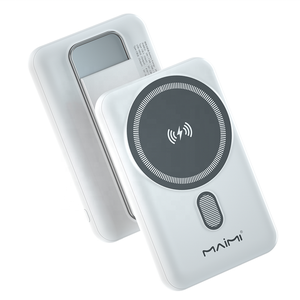 แท่นชาร์จไร้สายแม่เหล็ก <span class=keywords><strong>Maimi</strong></span> Slim PD 20W พร้อมขาตั้ง ความจุ 10000mah ชาร์จเร็<span class=keywords><strong>ว</strong></span> สีขา<span class=keywords><strong>ว</strong></span> - Product Image 2