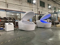 Grande cuve d'isolation pour relaxation corporelle, détoxification, capsules de privation sensorielle zéro gravité, hydrothérapie, méditation, fonction musicale, usage domestique