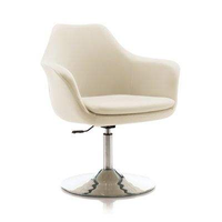Chaise de coiffure élégante de couleur beige personnalisée avec hauteur réglable pour les chaises de coiffeur, mobilier de salon