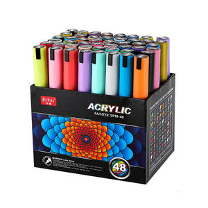Rotulador de pintura acrílica de 36 colores, pintura de roca, piedra, cerámica, vidrio, madera, lienzo, bricolaje, suministros de dibujo <span class=keywords><strong>para</strong></span> marcar grafiti - Product Image 6