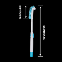Brosse à tasses écologique à long manche extensible en PP, pour le nettoyage des bouteilles et des surfaces difficiles à nettoyer