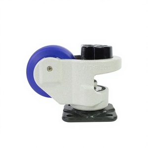 ล้อปรับระดับได้ขนาด 2.5-5 นิ้ว พร้อมเบรกแบบหมุน วัสดุ ABS/TPR ดูดซับแรงกระแทก สำหรับใช้ในโรงแรม/พื้น/บ้าน - Product Image 1