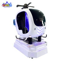 Simulador de Vuelo de Helicóptero 9D VR Inmersivo, Atracción de Entretenimiento para Niños en Interiores, para el Hogar y Centros Comerciales