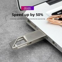 Nouvelle Clé USB Publicitaire Créative en Métal 16 Go/8 Go, Personnalisable OEM, Cadeau Étanche pour Audio de Voiture, Personnalisée 2.0, Garantie 1 An
