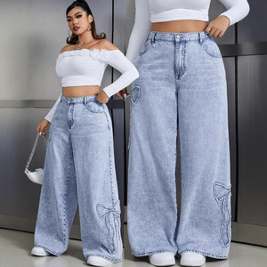 <span class=keywords><strong>Jeans</strong></span> <span class=keywords><strong>Cargo</strong></span> da <span class=keywords><strong>Donna</strong></span> in Denim Effetto Vissuto, <span class=keywords><strong>Pantaloni</strong></span> Multi-tasca a Gamba Larga Lunghezza Caviglia, Disponibili all'Ingrosso - Product Image 5