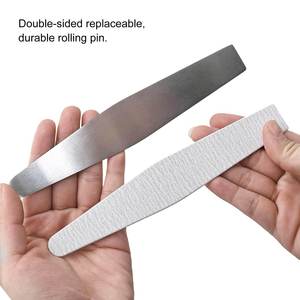 Nouvel ensemble de remplacement de limes à ongles en éponge EVA double face, grain 180, polies et multi-facettes, pour salon de manucure, avec bande abrasive en papier de verre - Product Image 3