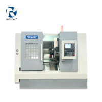 Tour CNC multifonction à lit incliné automatique TCK600Y avec tourelle à outils motorisés pour tournage, fraisage, perçage et taraudage