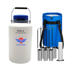 Conteneurs LN2 faciles d'entretien YDS-15 petit flacon de dewar d'azote liquide de 15L pour l'entraînement - Product Image 4