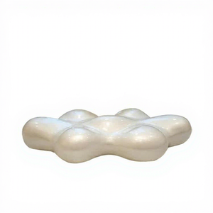 Banc de loisirs en fibre de verre en forme de nuage, banc carré d'extérieur, pièce décorative créative, fabriqué au Guangdong, modèle SO-023, banc de shopping - Product Image 5