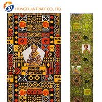 Desain grosir Hari Wanita internasional Batik Afrika dicetak kain Carded desain kustom kain Ankara katun kain Loin