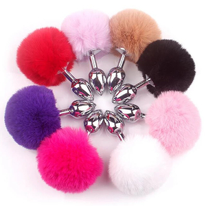 <span class=keywords><strong>Plug</strong></span> anus en métal avec queue de lapin, chat renard, chien, <span class=keywords><strong>plug</strong></span> anal, jouets sexuels pour adultes - Product Image 2
