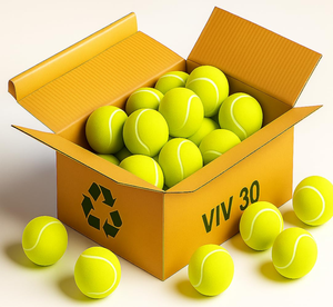 Custom Durable Eco-Friendly Rubber Dog Tennis Balls-Promotional Pet <b>Gifts</b> & Giveaways with Logo - Product Image 1