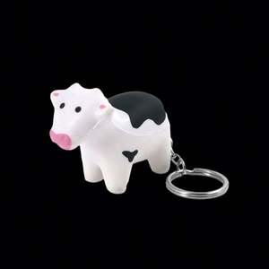 Porte-clés anti-stress en forme de cochon, promotionnel, économique, en PU - Product Image 5