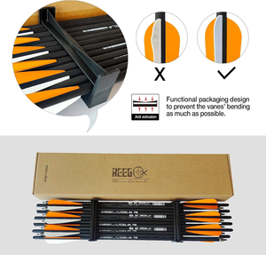 Reegox – Vente en gros directe usine – Flèches de carbone mixtes pour <span class=keywords><strong>arc</strong></span> recurve et arbalète, longueur de tige 16-20 pouces, ID 7,62 mm, en acier, pour jeunes et <span class=keywords><strong>d</strong></span>ébutants - Product Image 6