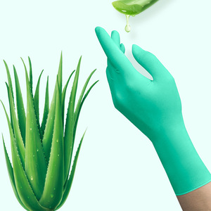 Guantes desechables de nitrilo sin polvo de 12 pulgadas, 30 piezas/bolsa, para limpieza del hogar, cocina, jardinería, trabajo y belleza. - Product Image 3