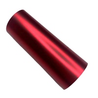 Film de protection de véhicule en vinyle brillant rouge personnalisable de qualité supérieure pour covering automobile